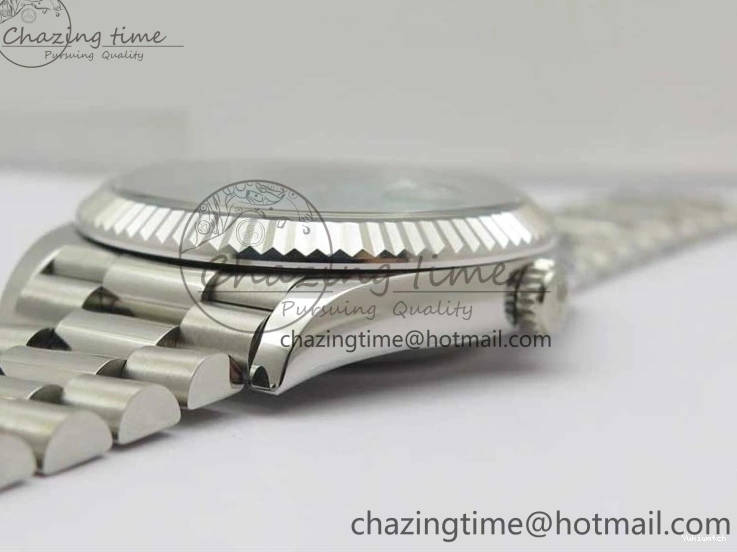 SS Dial 1:1 A2836 Tiffany SS Bracelet Maker Roman Date 40 Bp Blue Edition Day on Best 0412